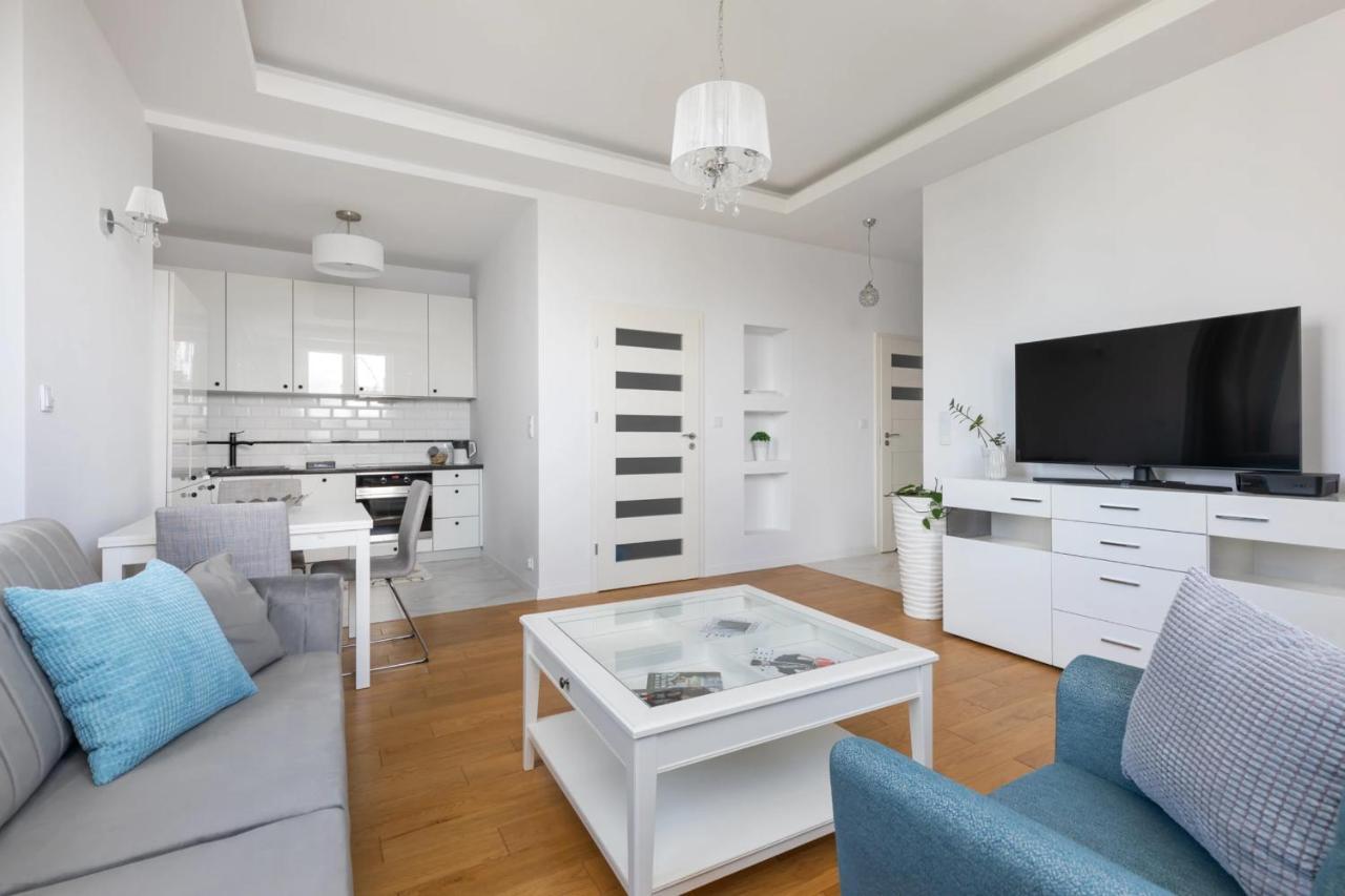 Przestronny Apartament Z Widokiem Na Miasto W Warszawie 华沙 外观 照片